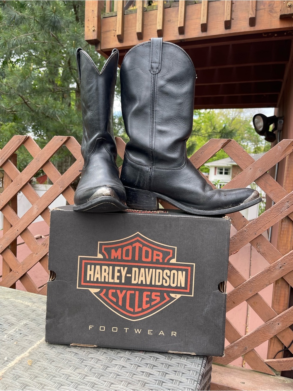 Harley Davidson men’s cowboy boots size 10 1/2